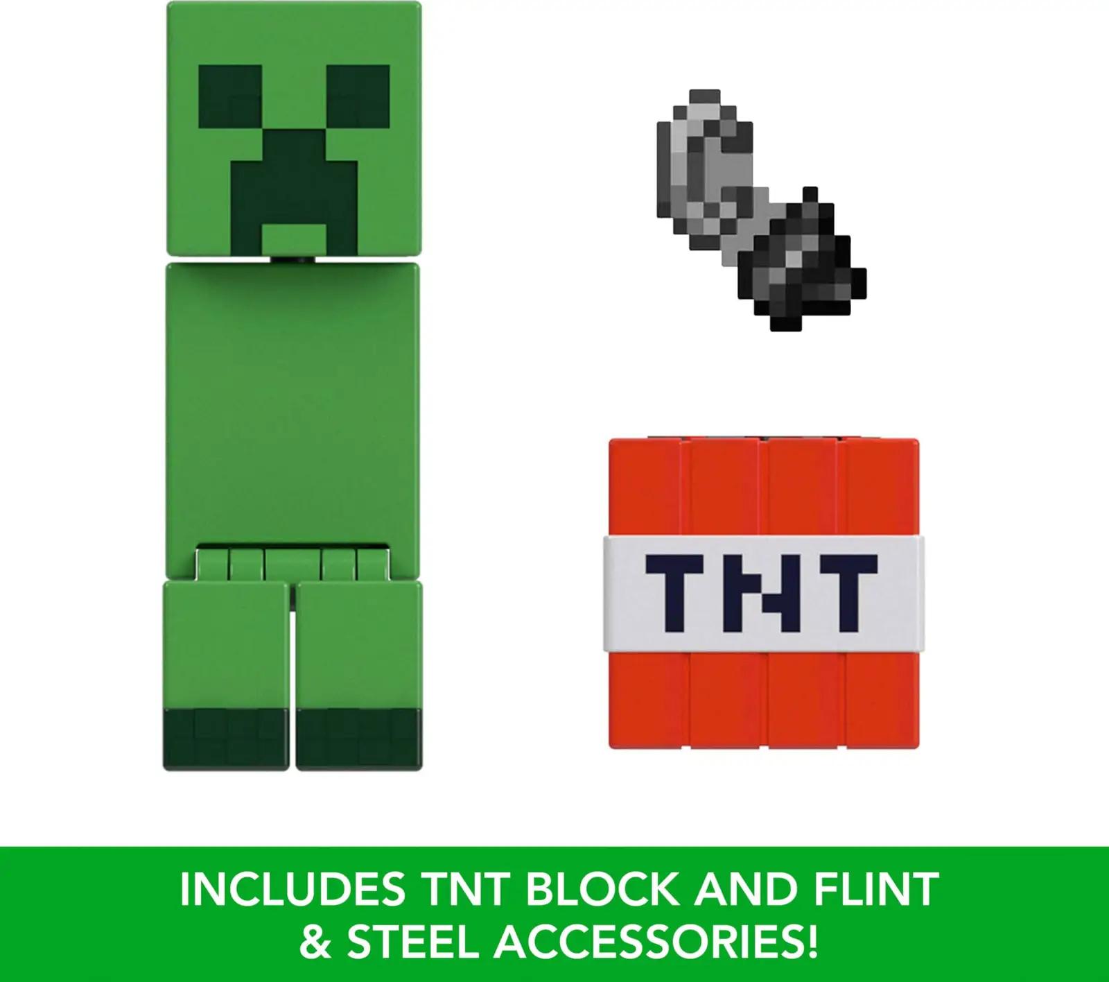 Mattel plastikust Minecraft actionfiguur – kasutusnäide