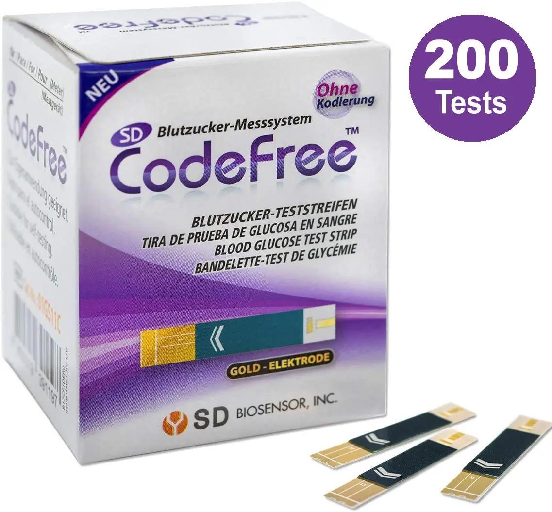 CodeFree diabeedikatsetuse testiribad 200 tk — majanduspakend – lisavaade