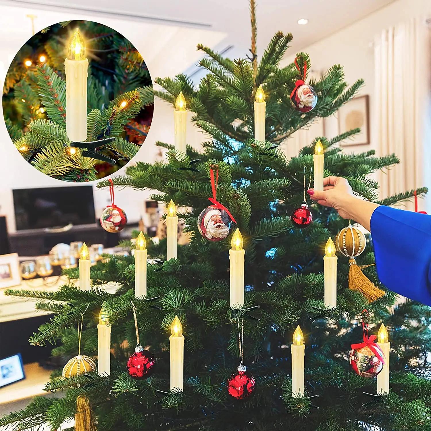 ZIYOUDOLI LED-küünlad klaasist 30-osaline komplekt hubaseks – kasutusnäide