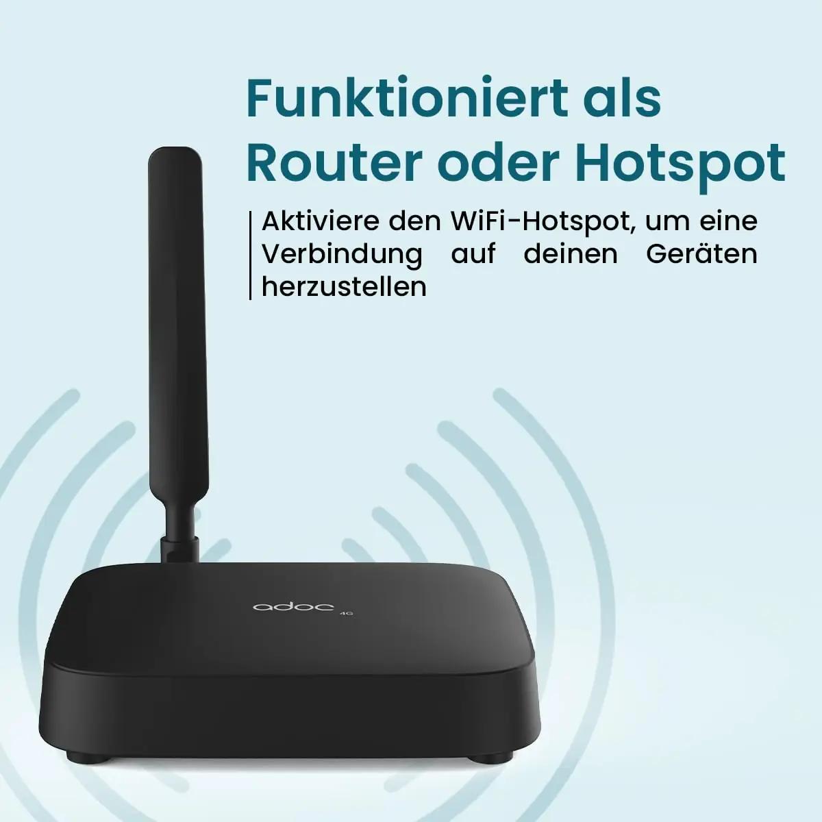 ADOC Voice Box V4 — mobiilne FXS-ühendus ja WLAN-hotspot – pilt 6