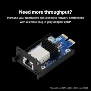 Synology E10G22-T1-Mini arvutitarvikud – detailne lähivaade