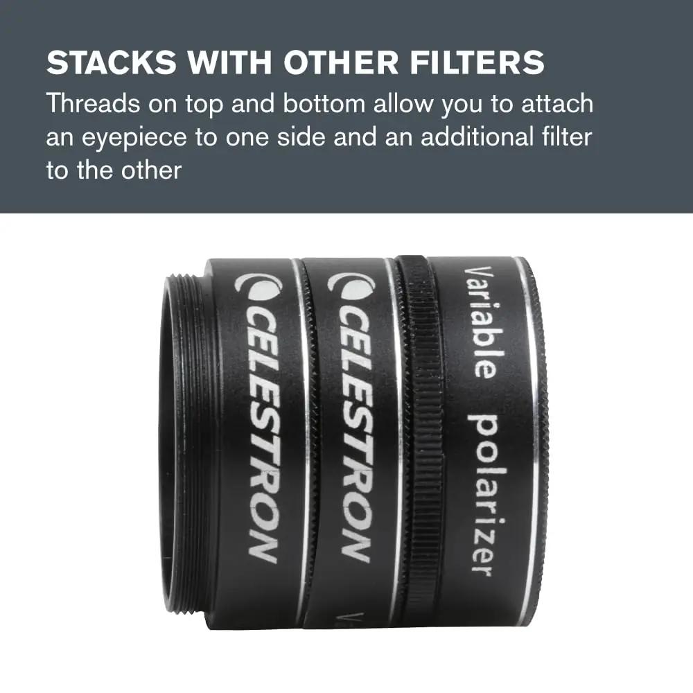 Celestron polariseeriv kuu- ja planeedifilter — vähendab läiget – lisavaade