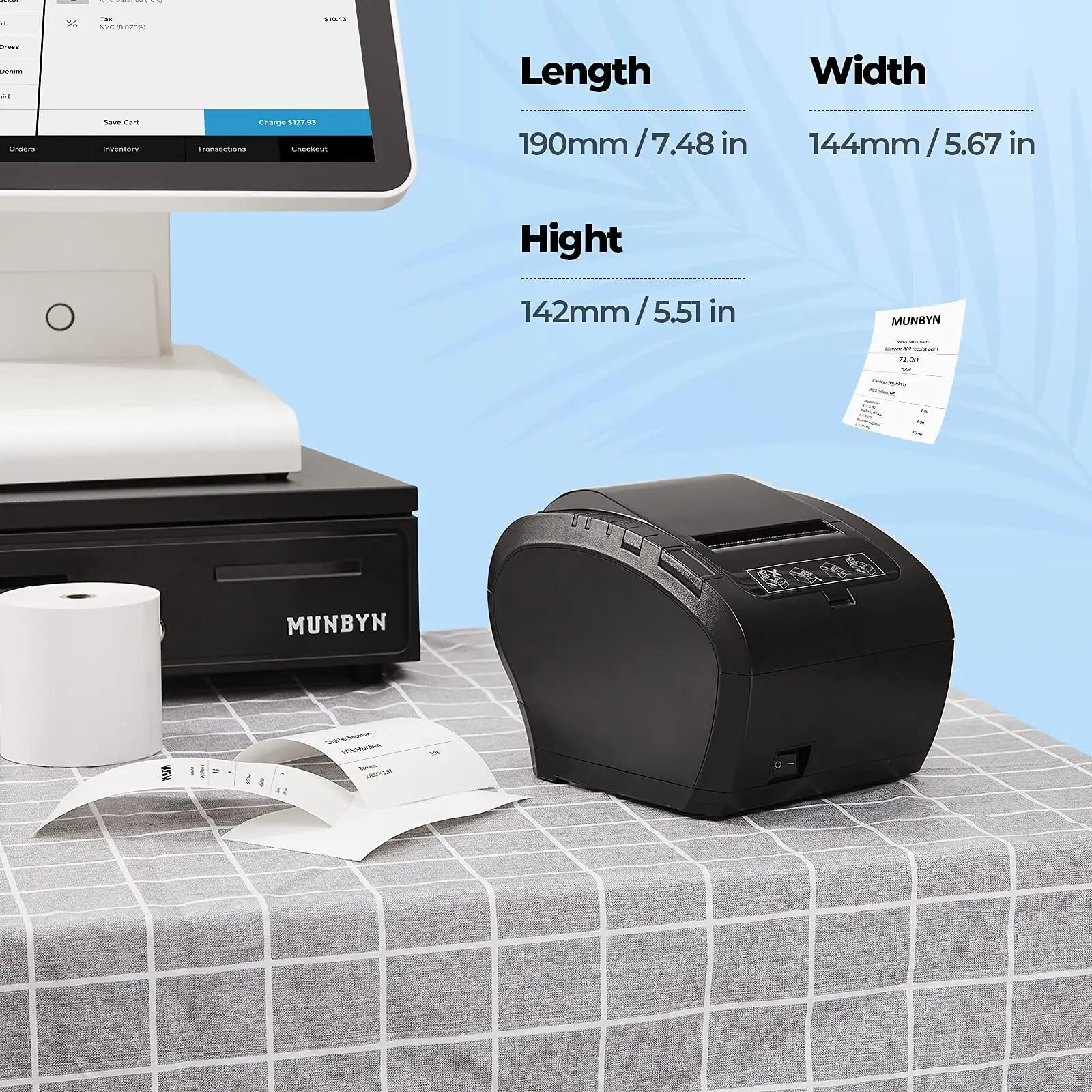 MUNBYN termoprinter WiFi ja Ethernet — kiire kontoriabi – kasutusnäide