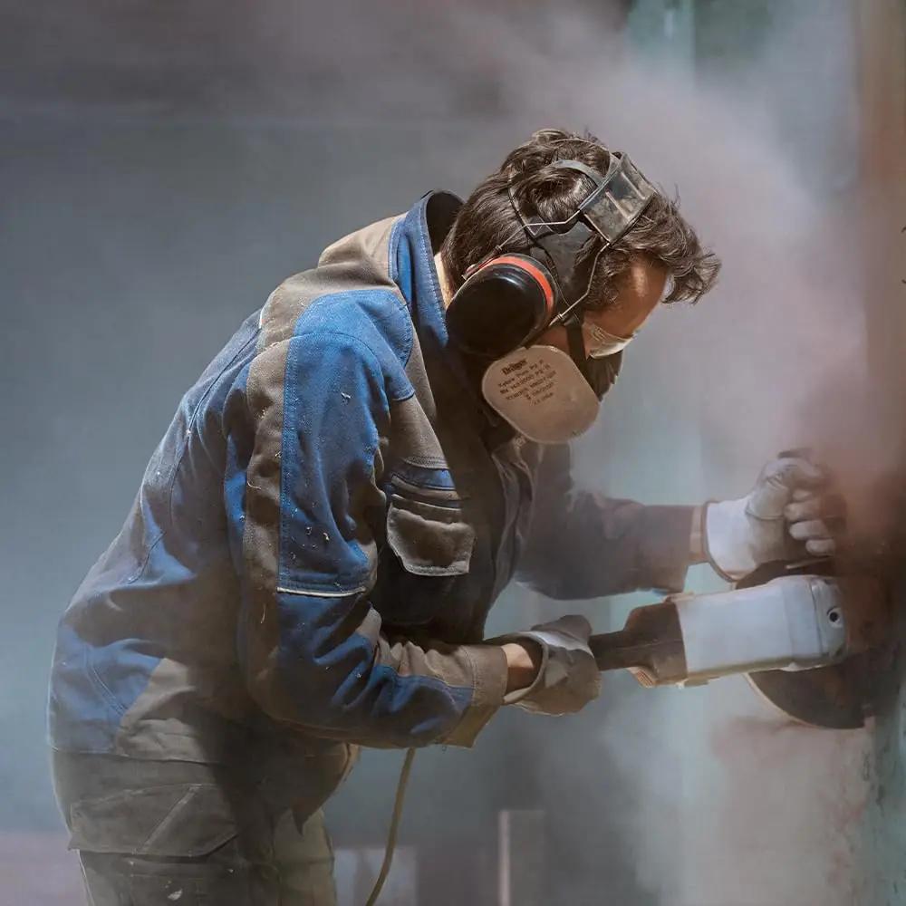 Dräger mugav silikoonist poolmask – kaitse tolmu eest, suurus L – pilt 6