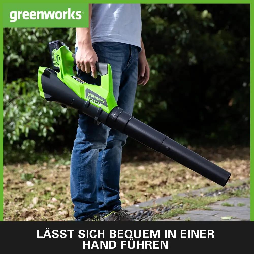 Greenworks kerge akuõhupuhur – tugev puhtuse tulemus – kasutusnäide