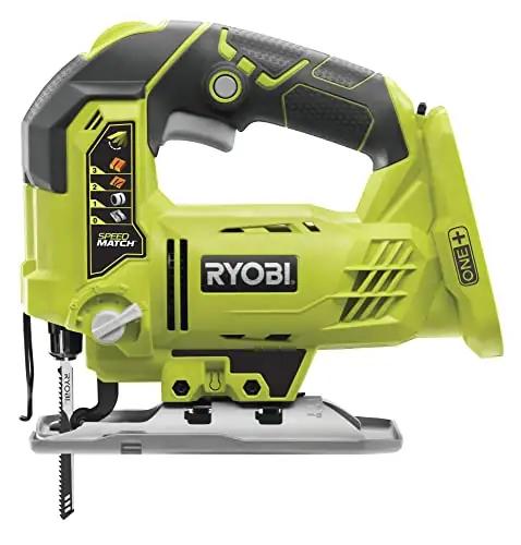 RYOBI 18 V aku saag – tugev puidu lõikamiseks, kompaktne – pakend ja tarvikud