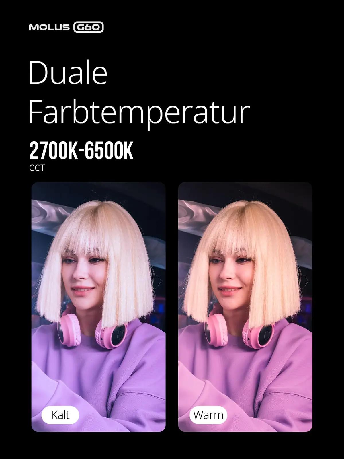 ZHIYUN kvaliteetne 60W COB videotuled – kompaktne ja võimas – kasutusnäide