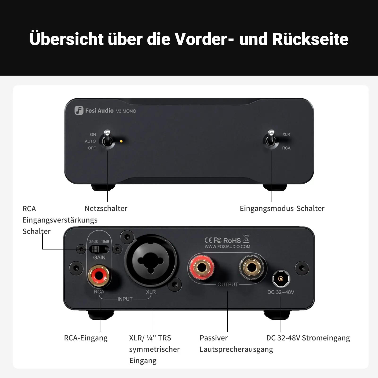 Fosi Audio metallist mini mono võimendi — 240W HiFi – pilt 7