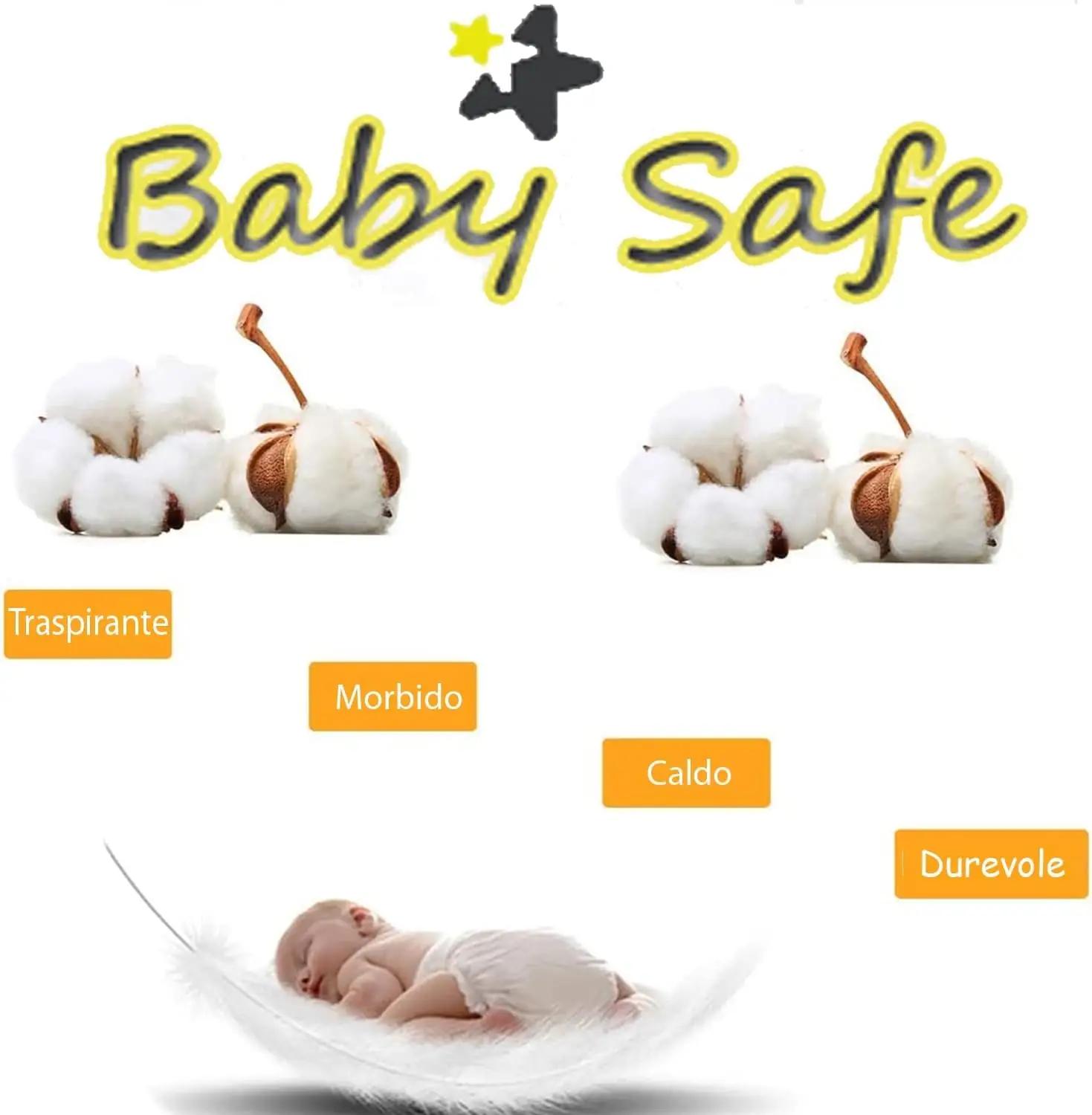 BABYSAFE 100% puuvillane beebitekikott tüdrukule – lisavaade