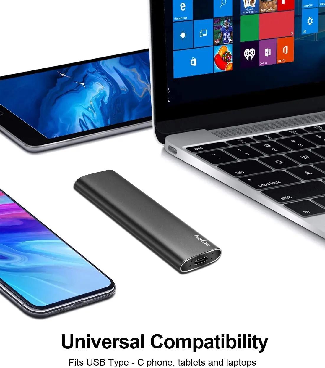 Netac õhukese alumiiniumkestaga 2TB väline SSD kiireks – pilt 6