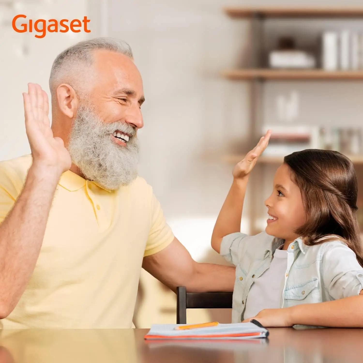 Gigaset mugav metallist dect-telefon eakatele — selged – pilt 7