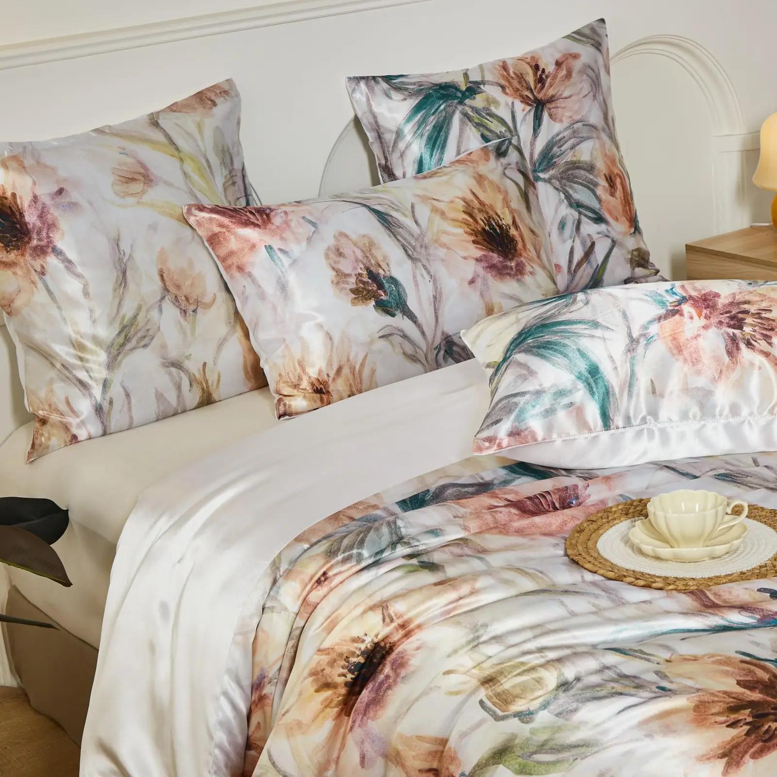 YASMENG satiinvoodipesu 240×260 cm — pehme lillemuster – pilt 8