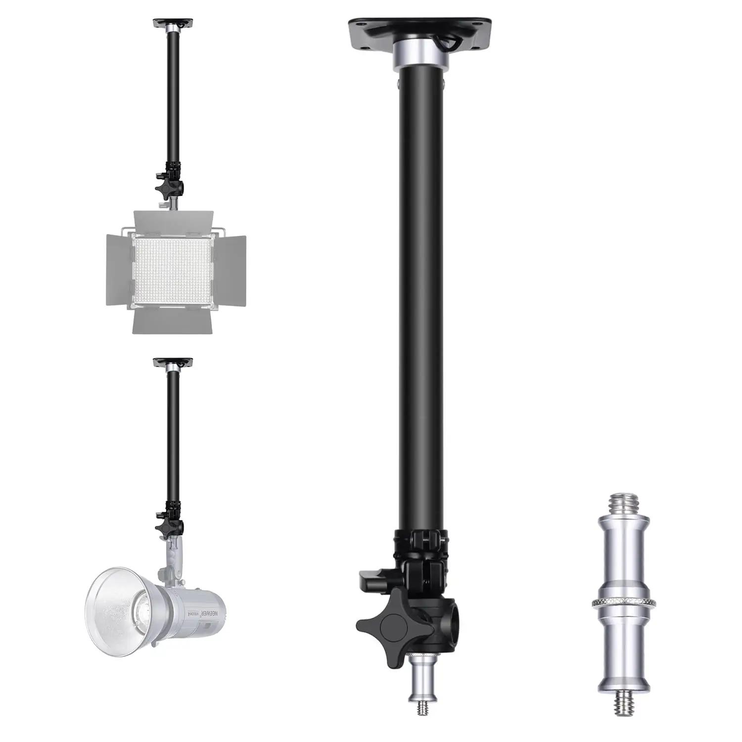 NEEWER metallist seinakinnitus galgen — reguleeritav 38–60 cm