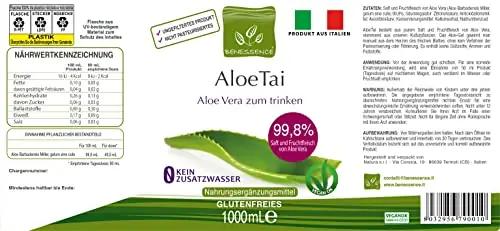Benessence Aloe Vera mahl 3 L — puhas naturaalse tekstuuriga – pilt 9
