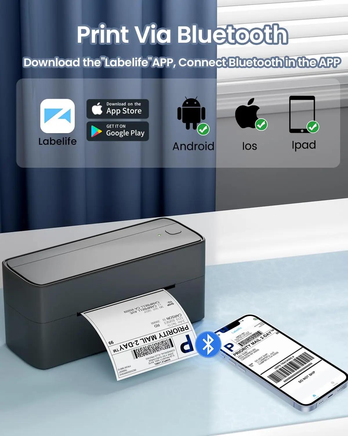 Phomemo nutikas termoprinter — mobiilne 4×6 etikettide trükkimine – lisavaade