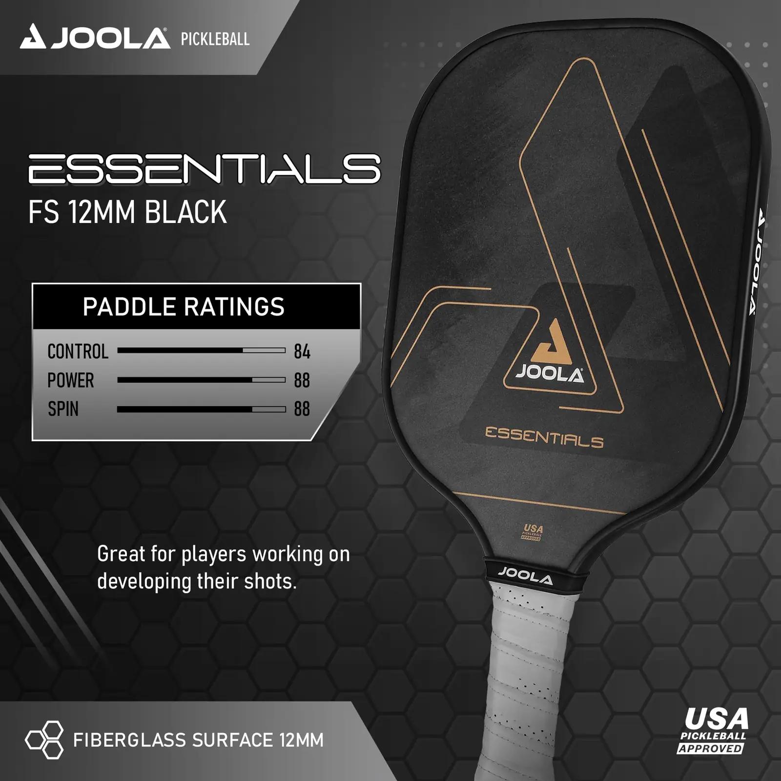 JOOLA kerge fiberglas pickleball-paddel – ideaalne algajale – detailne vaade