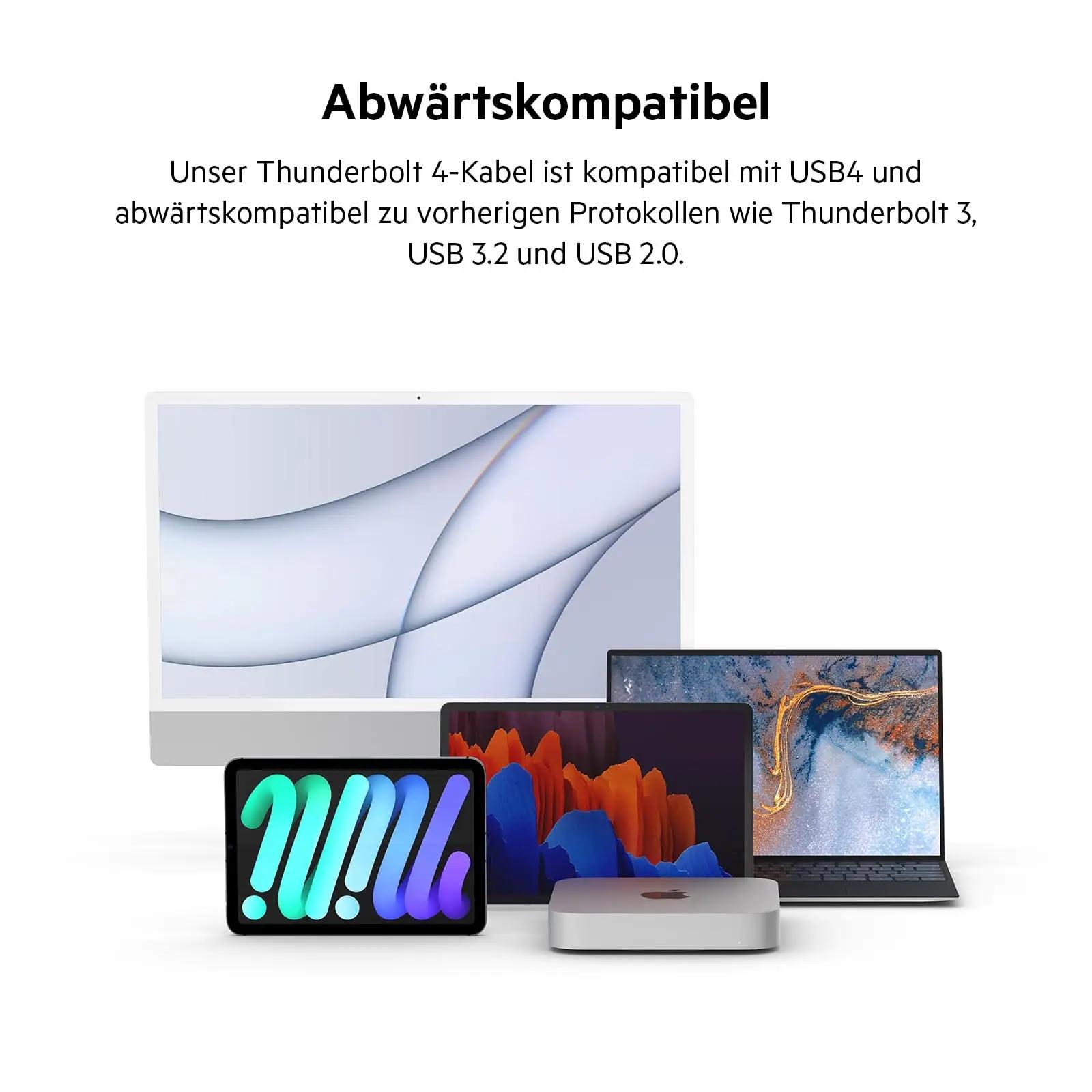Belkin vastupidav Thunderbolt 4 kaabel 2 m – lisavaade