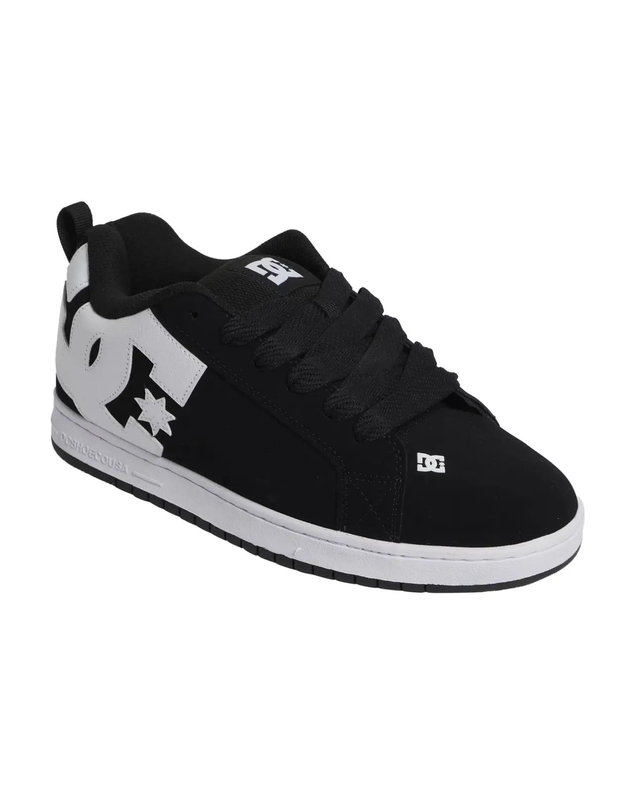 DC Shoes pehmete seemisnahast skate-kingad — mugav sportlik valik