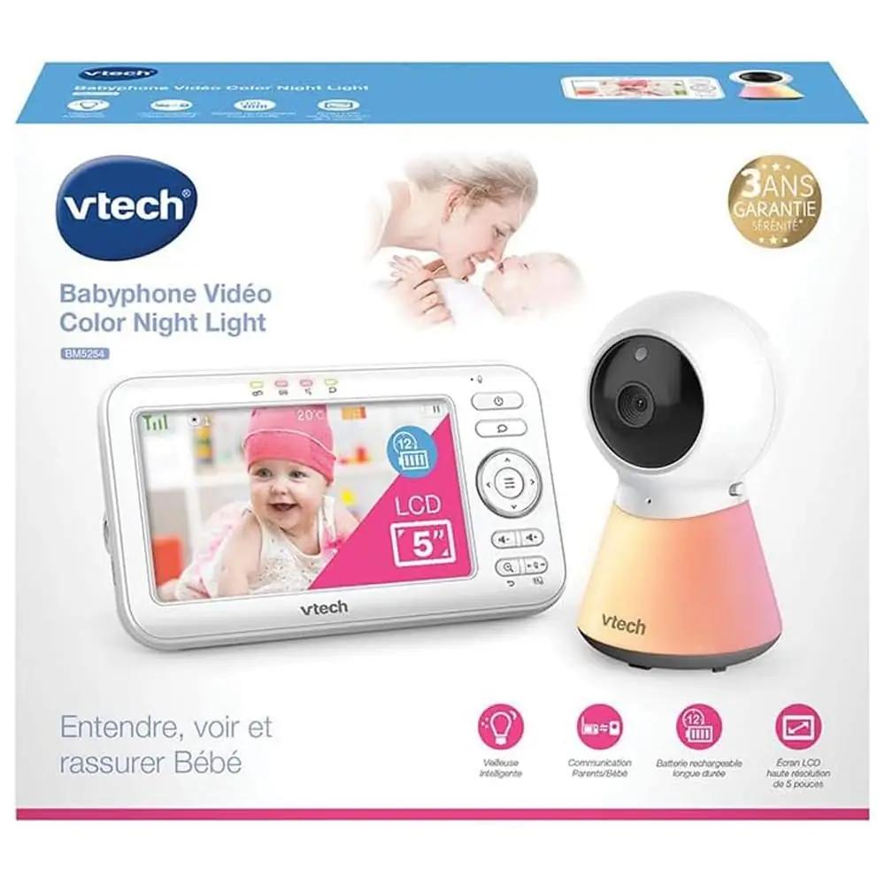 Vtech nutikas beebimonitor BM5254 valge 5″ ekraaniga – kasutusnäide