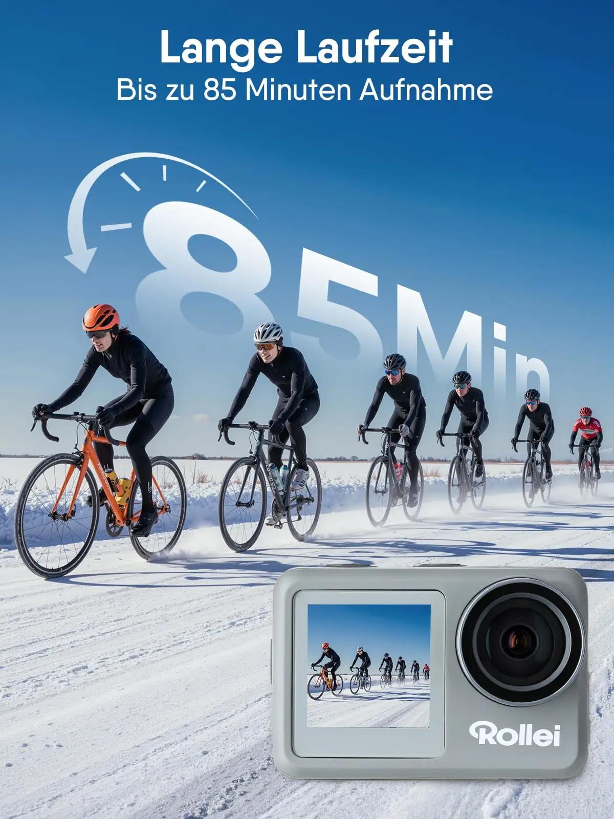 Rollei veekindel action-kaamera 4K kvaliteediga ja – pilt 6