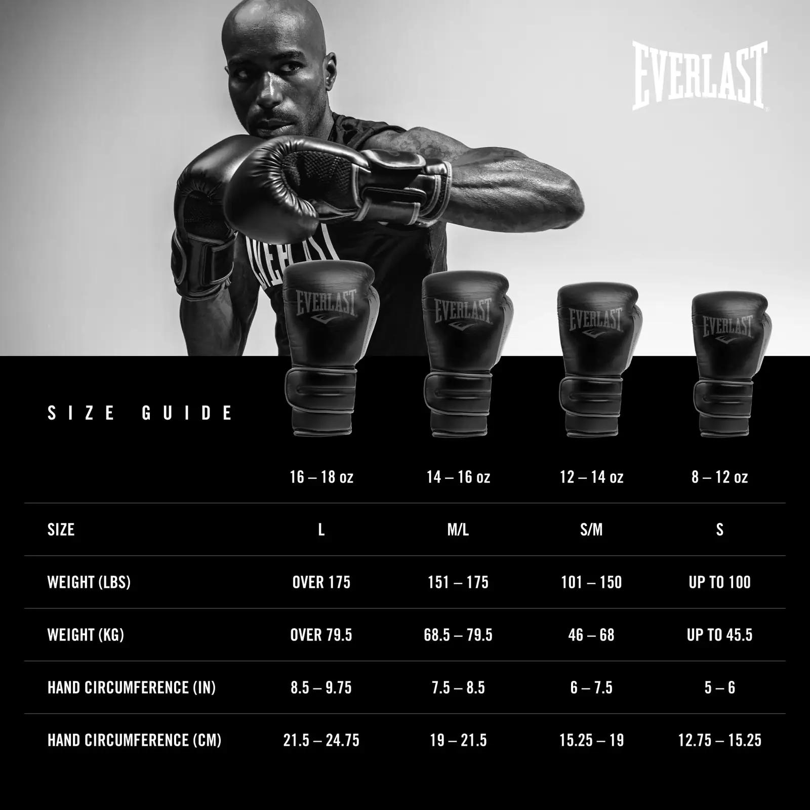 Everlast vastupidavad PU poksikindad 14oz — tugeva kaitsega – pilt 6