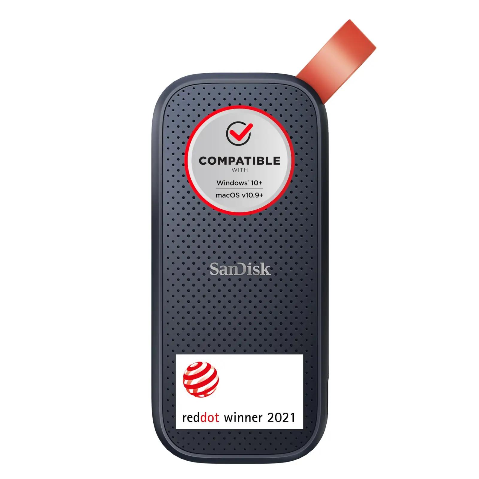 SanDisk kerge ja vastupidav 2 TB kaasaskantav SSD — kiire