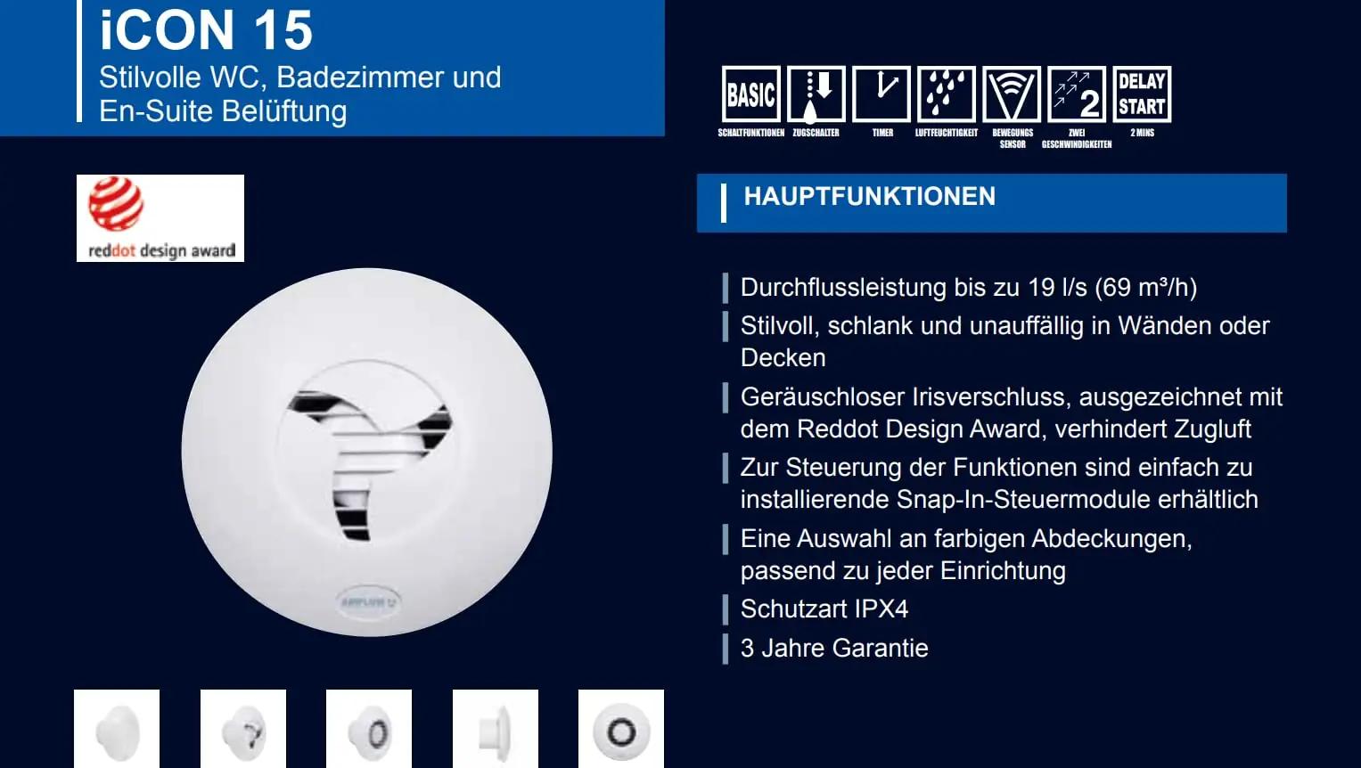 Airflow radiaatoriregulaatorid ja tarvikud iCON ECO 15 – pilt 6