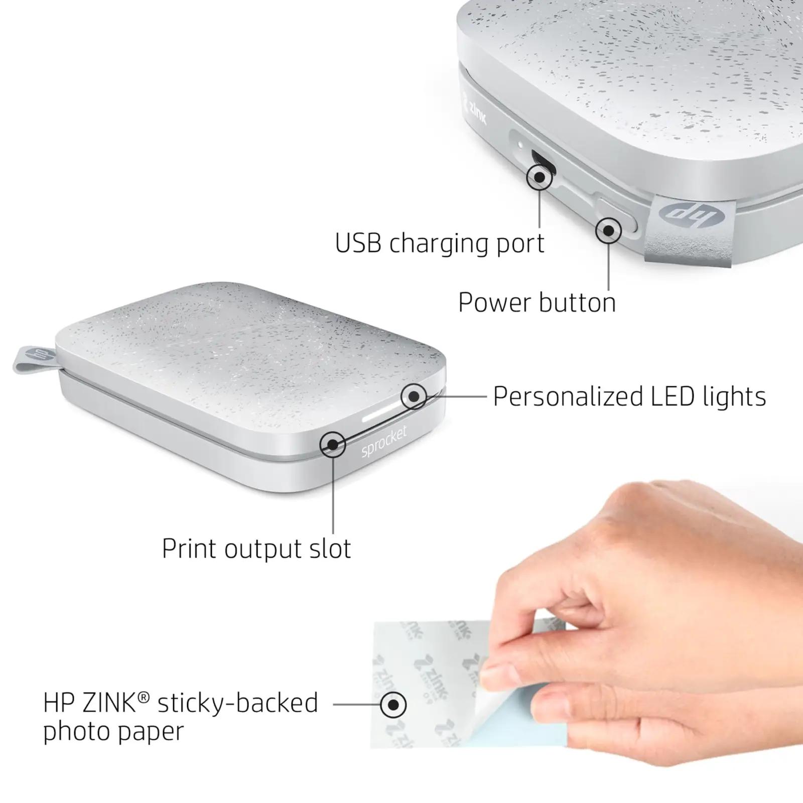 HP HPISPW fotoprinterid – detailne lähivaade