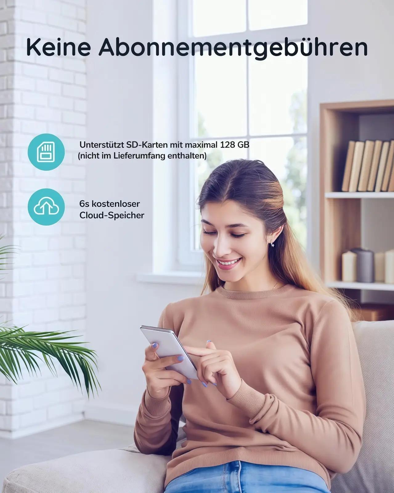 BOIFUN must plastikust uksekell‑kaamera – turvaline valik – pilt 9