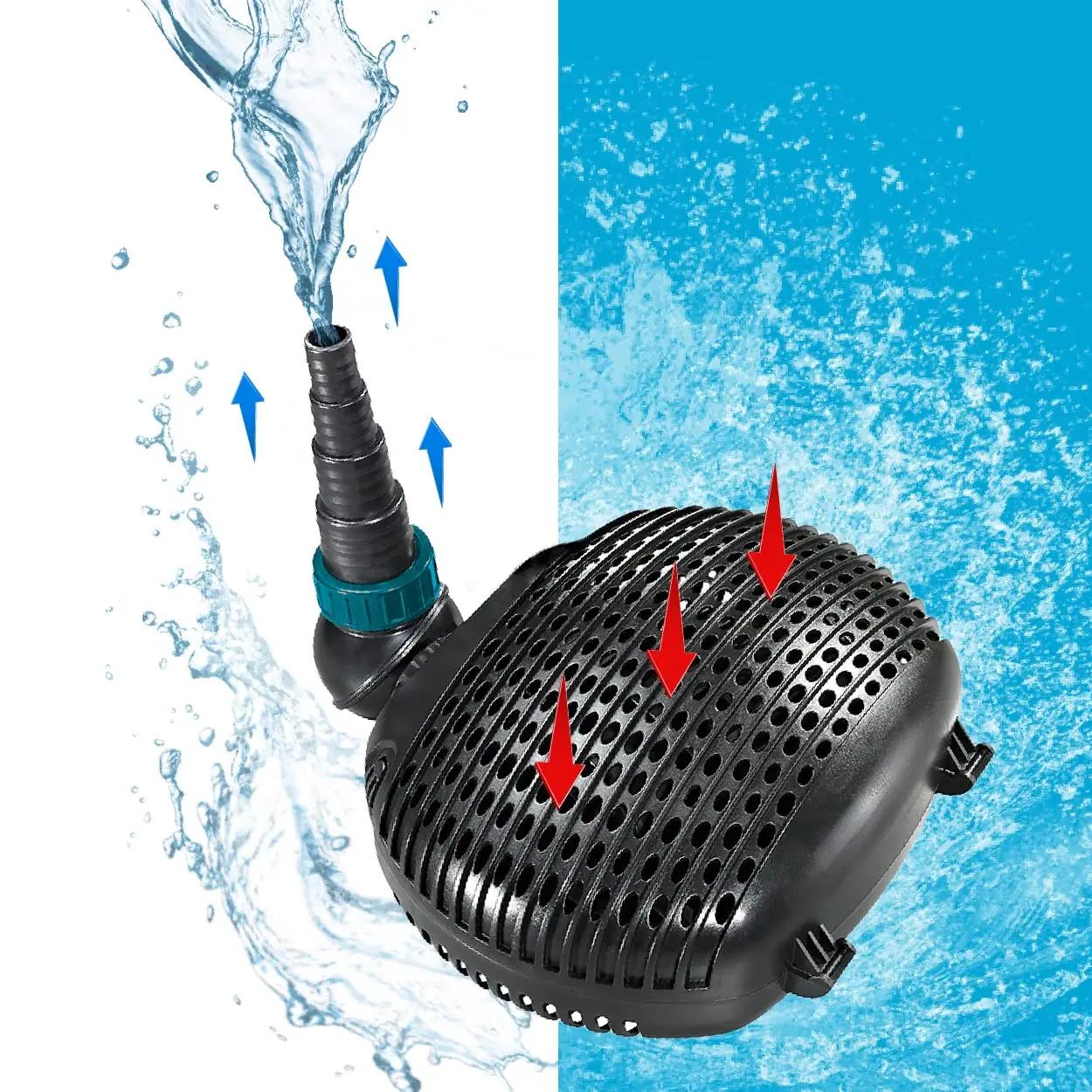 AquaForte vastupidav veefilter-pump 50 W – ideaalne tiigile – pilt 6