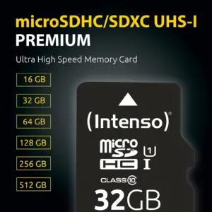 Intenso 3423493 mälukaardid – detailne lähivaade