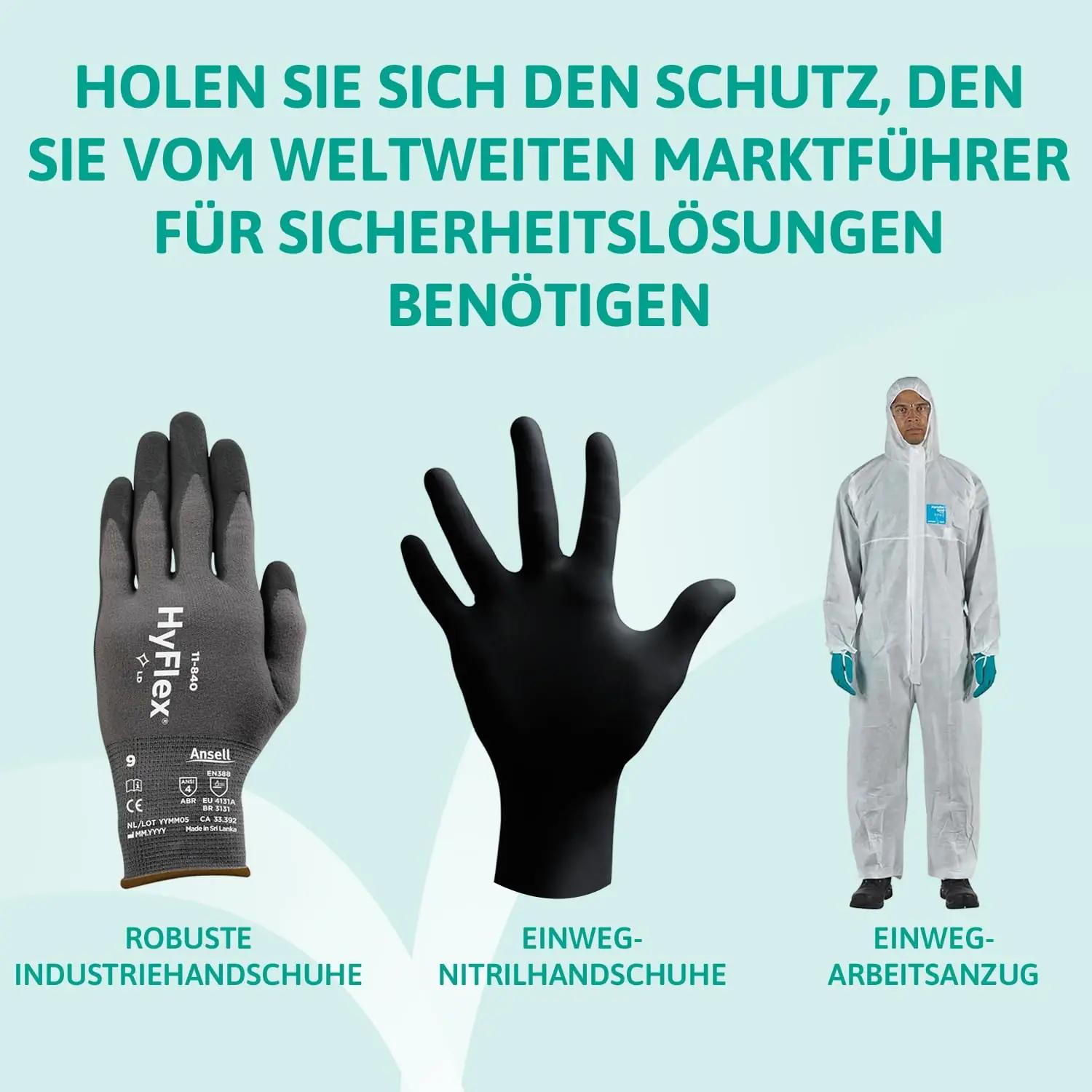 Ansell kaitsekindad nitrilist materjalist — veekindel ja sobib – pilt 8