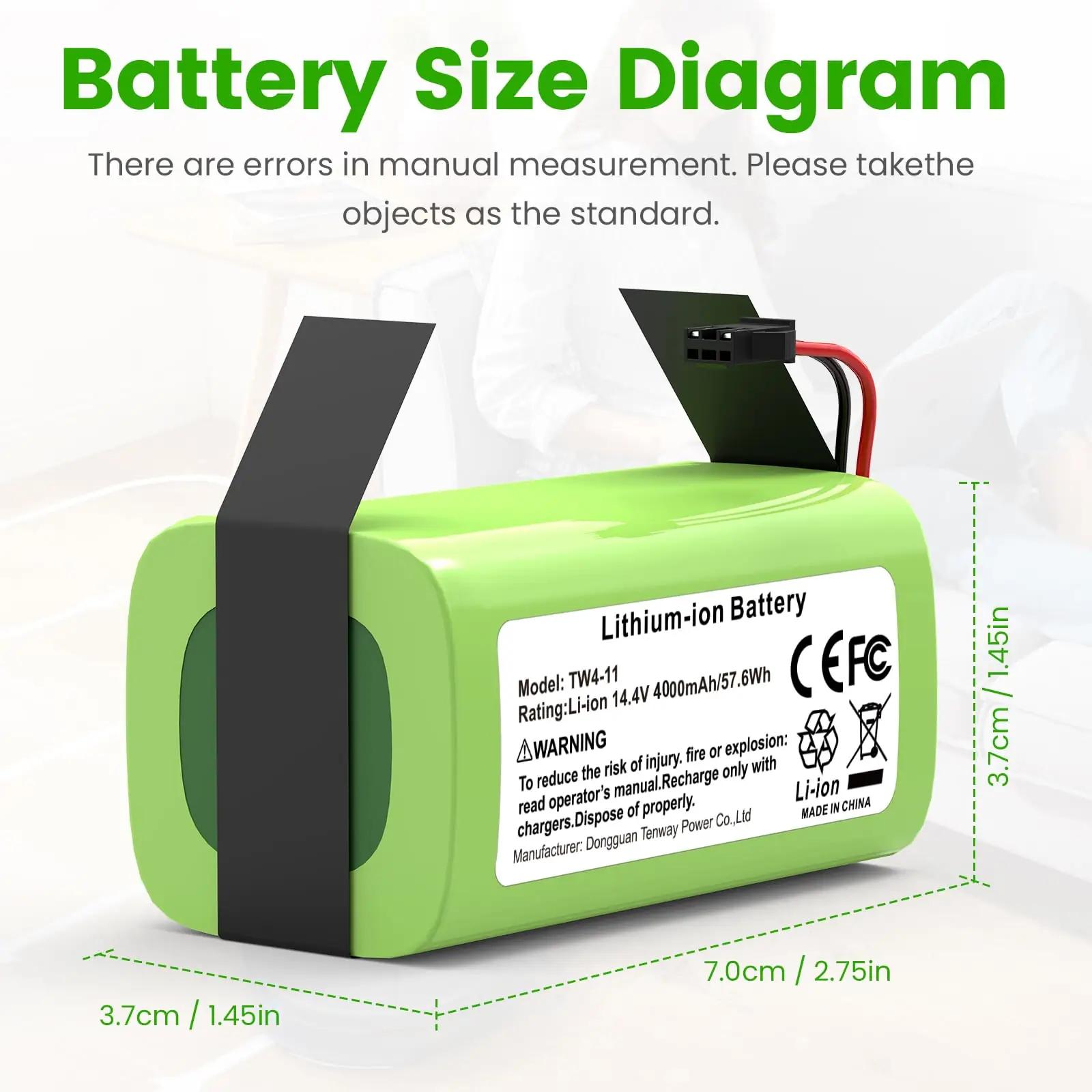 Labtec asendatav 14,4V 2600mAh aku tolliseks kasutuseks – detailne vaade