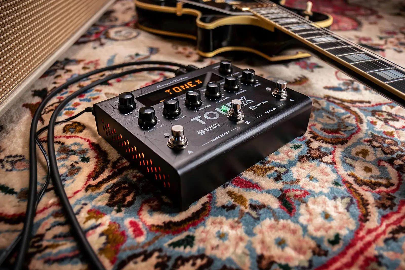 IK Multimedia distortsioon ja overdrive TONEX Pedal – kasutusnäide