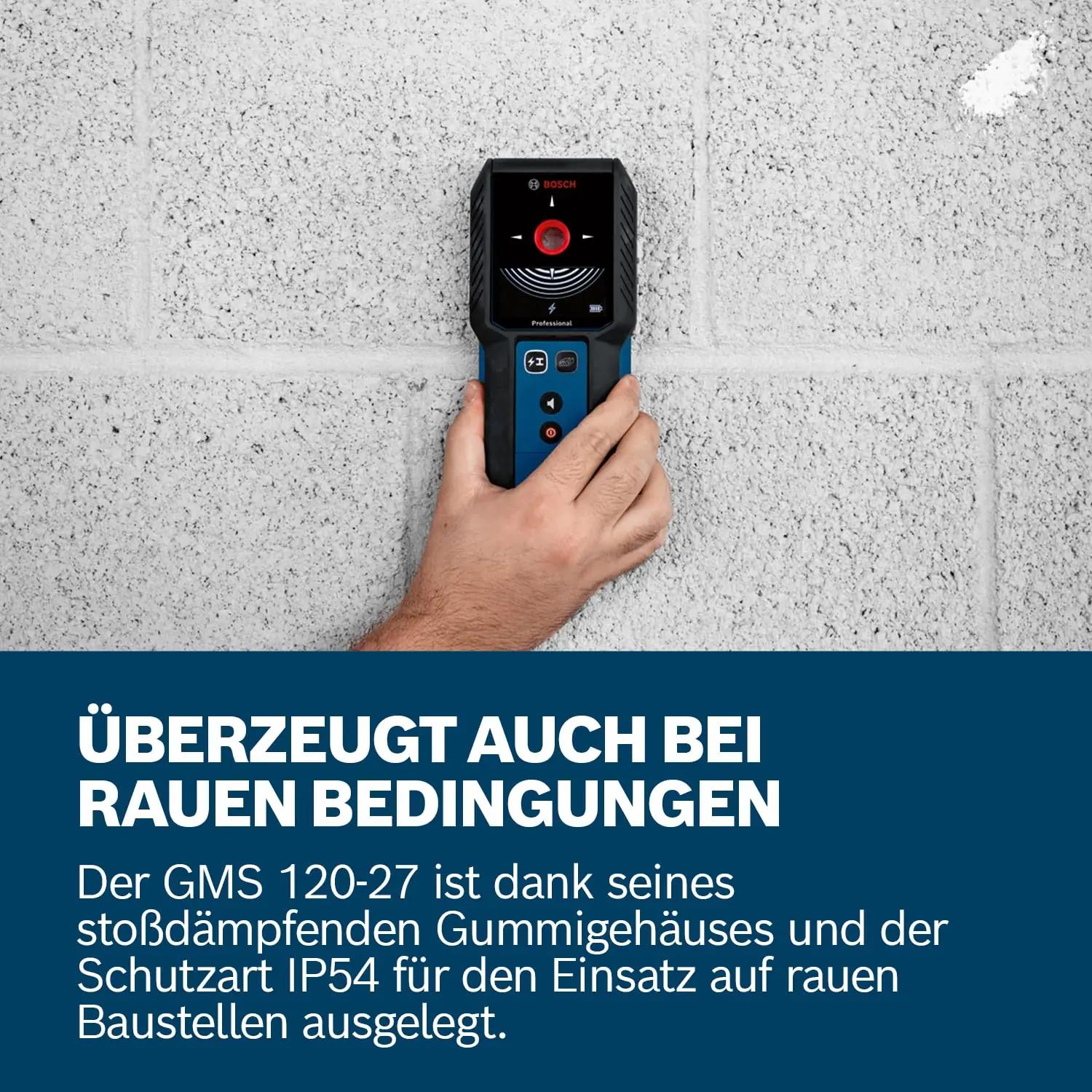 Bosch professionaalne seireskanner — täpne metallide ja juhtmete – lisavaade