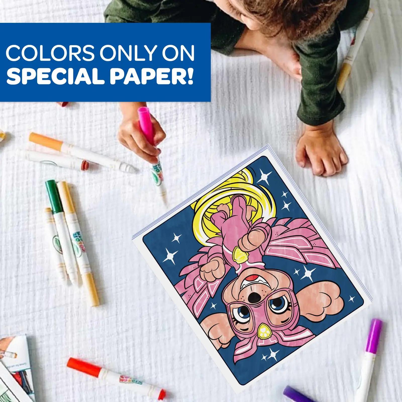 CRAYOLA Color Wonder messivaba Paw Patrol joonistamiskomplekt – kasutusnäide