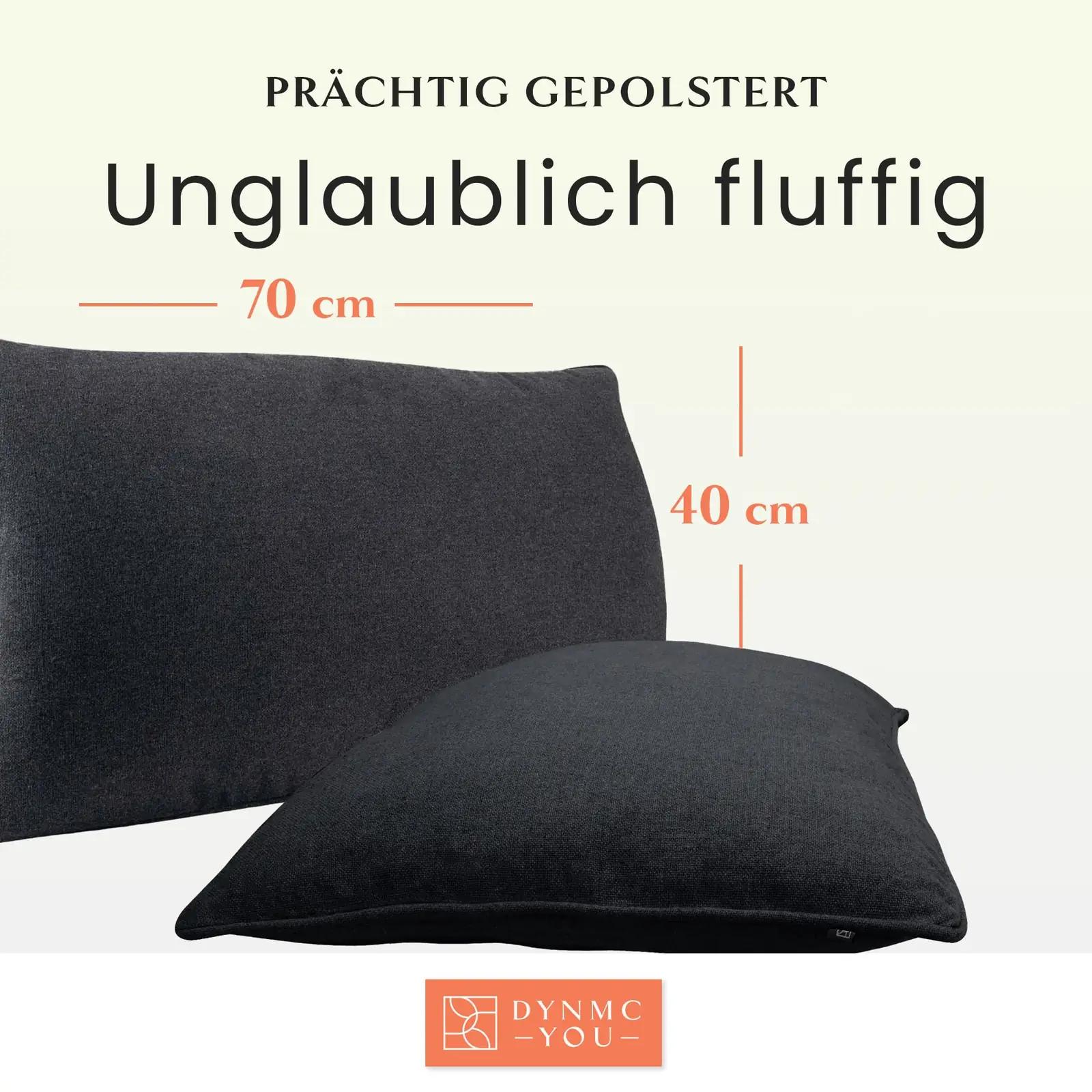 DYNMC you pehme puuvillane deko padi 40×70 cm, 2 tk – kasutusnäide