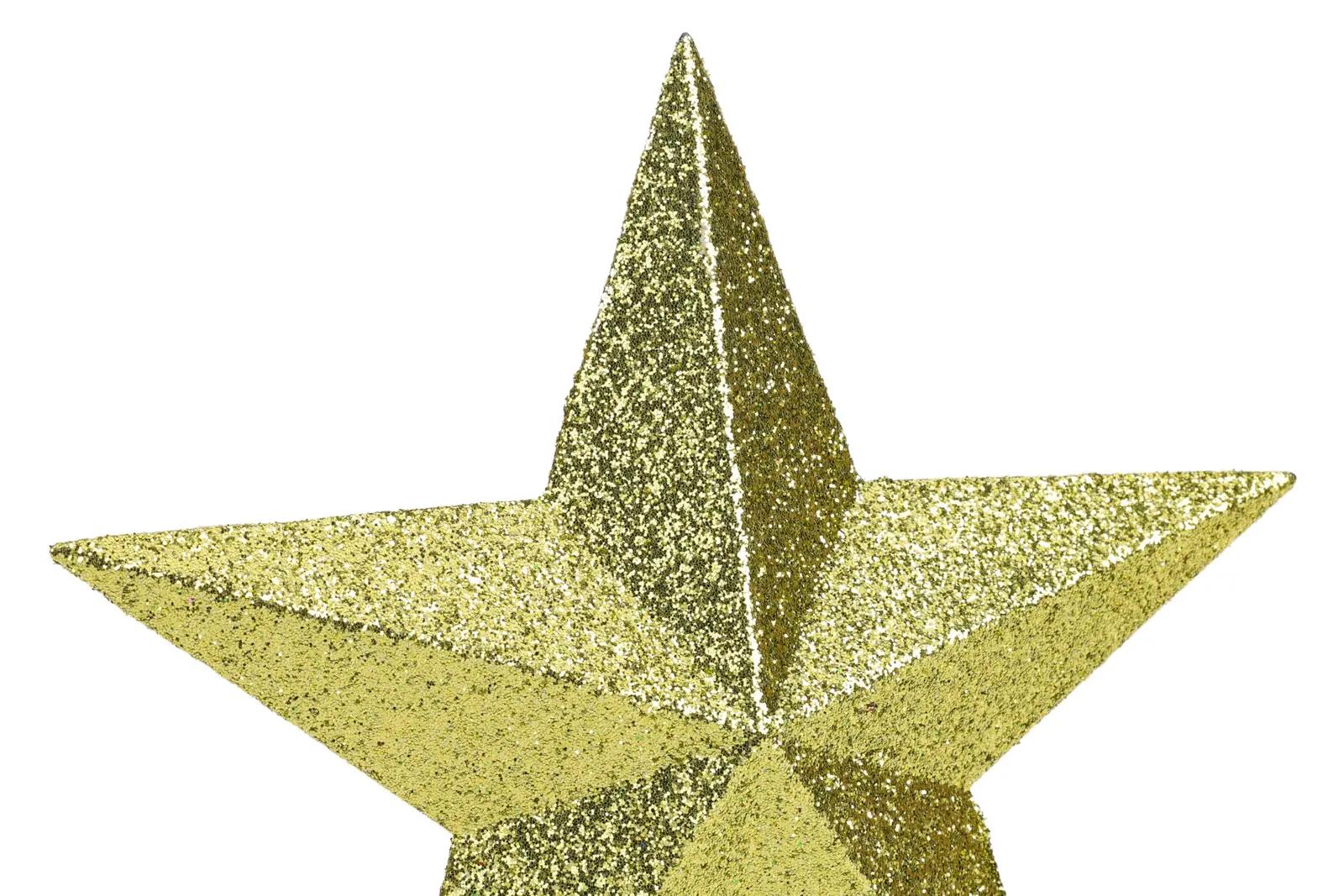 Christmas Concepts rohelise läikega kuuseots – dekoratiivne täht – detailne vaade