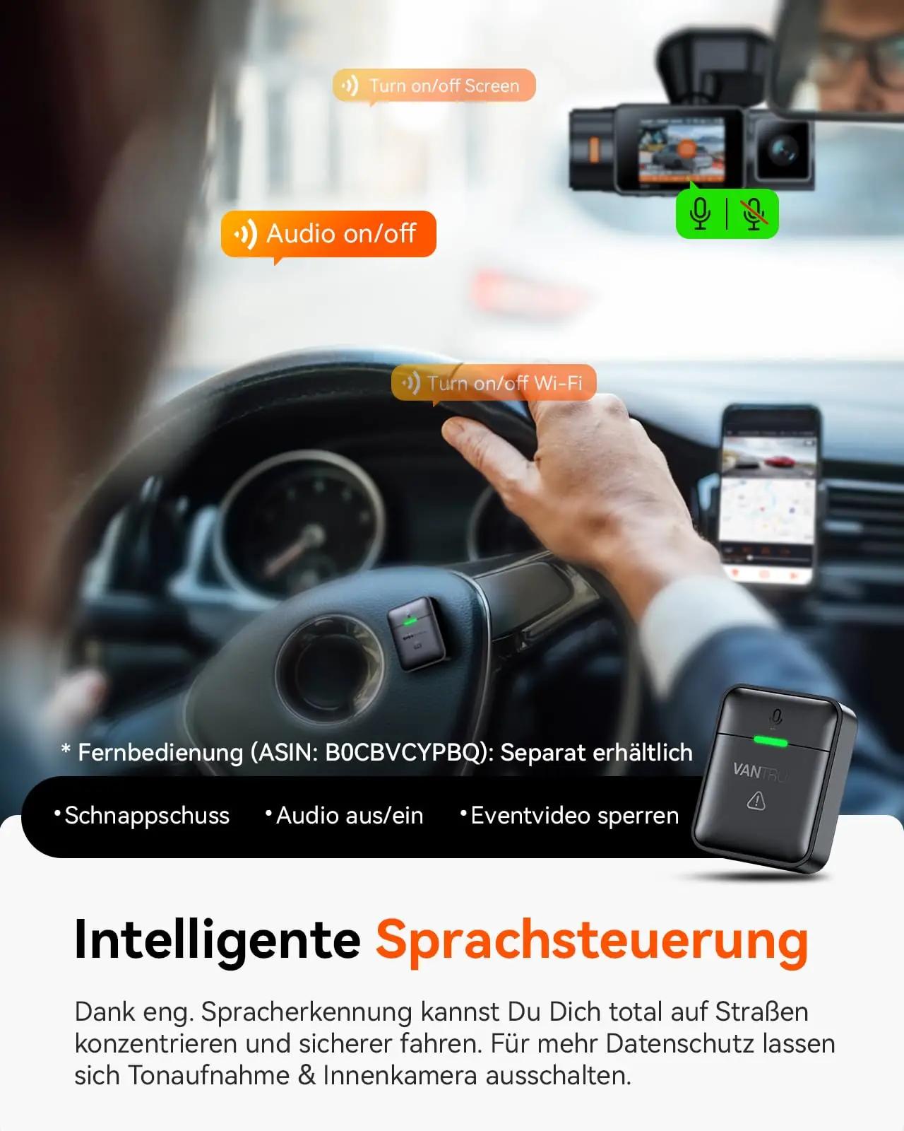VANTRUE kvaliteetne auto salvesti — öövaade ja GPS-salvestus – pilt 8