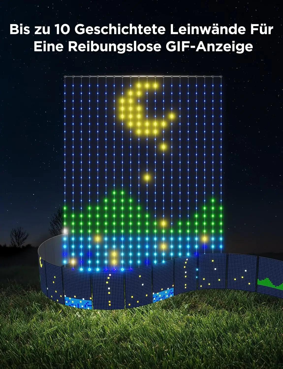 Govee LED-virtenurk 1,5×2 m — RGBIC dekoratiivvalgus kingituseks – pakend ja tarvikud