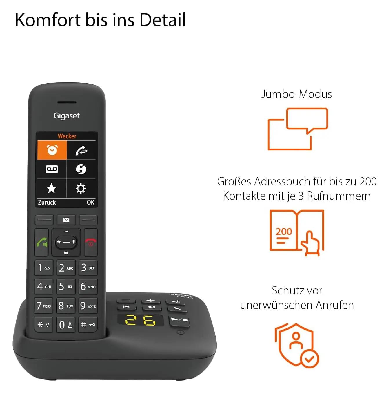 Gigaset elegantne juhtmevaba kodutelefoni komplekt – kasutusnäide