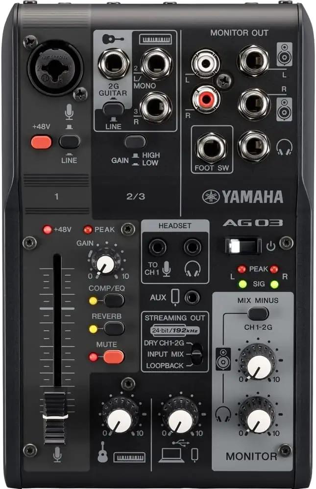 Yamaha AG03MK2 muusikariistad ja dj-varustus – toote esivaade