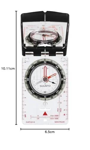 SUUNTO roostevaba peegelkompass – täpne matkaabiline – pilt 9