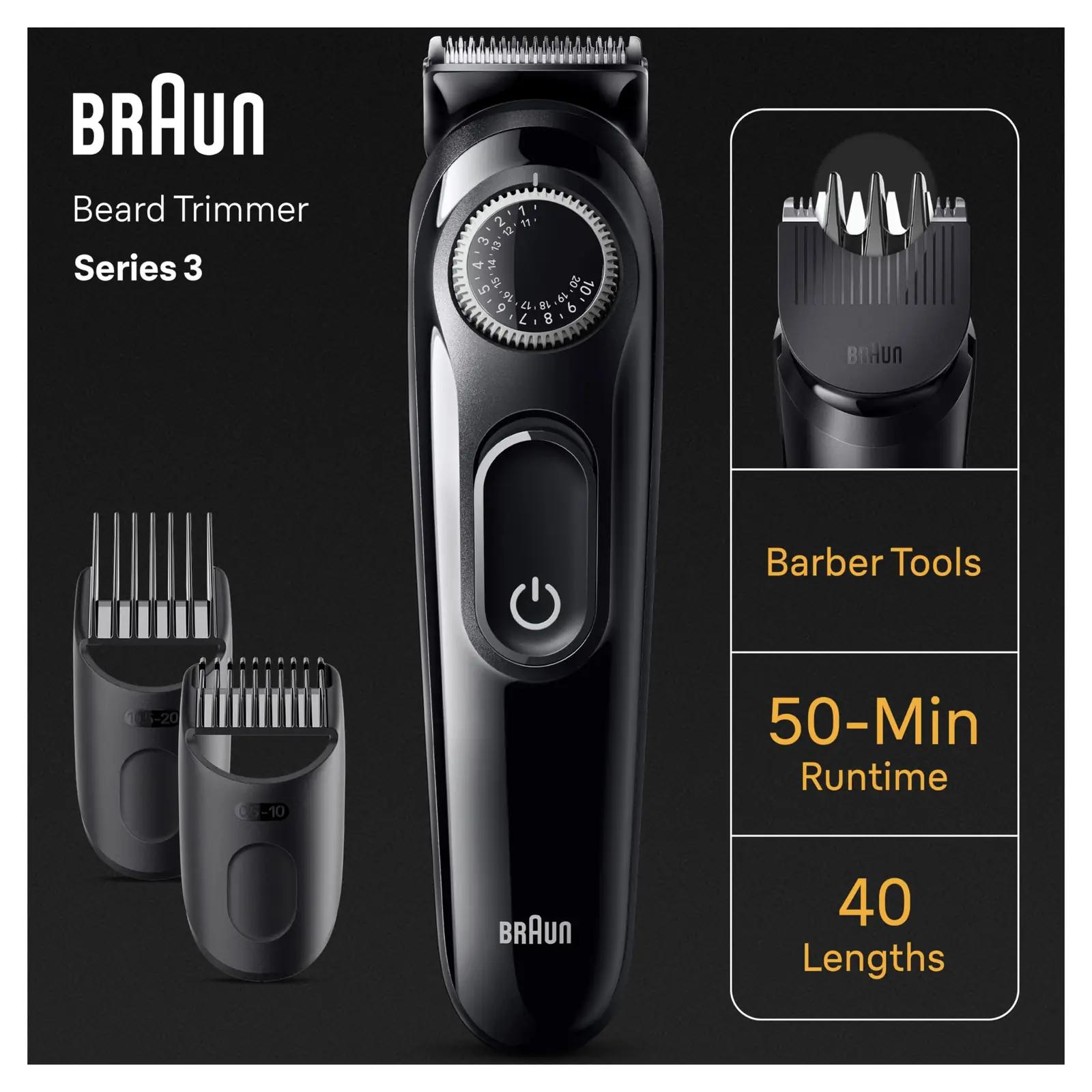 Braun habemetrimmer Series 3 — vastupidav trimmimiskomplekt – pilt 7