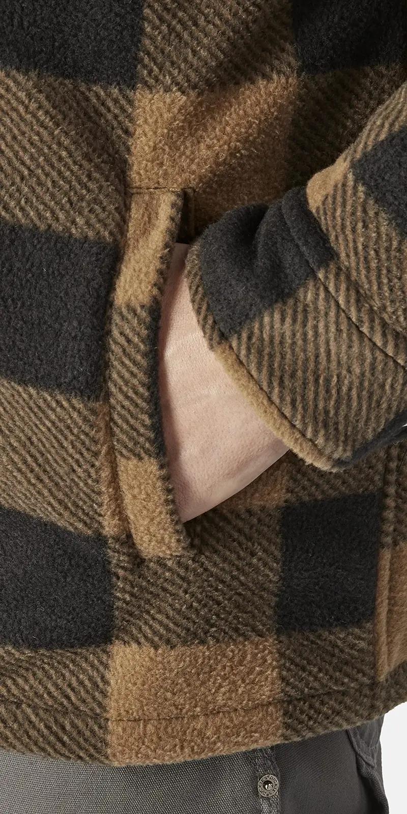 Dickies soojendav flanell-särk meestele – vastupidav khaki M – pilt 6