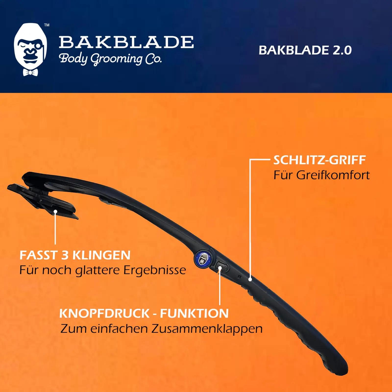 baKblade ergonoomiline seljatrimmer — kerge hooldus ja kingitus – lisavaade