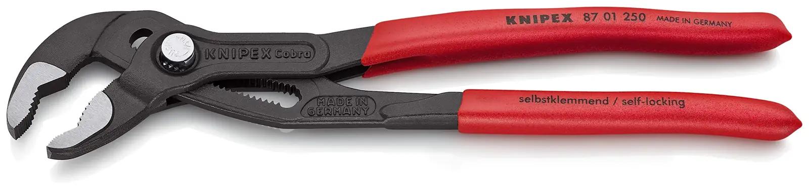 KNIPEX vastupidav torutangide komplekt – 3 osa tööriist – pakend ja tarvikud