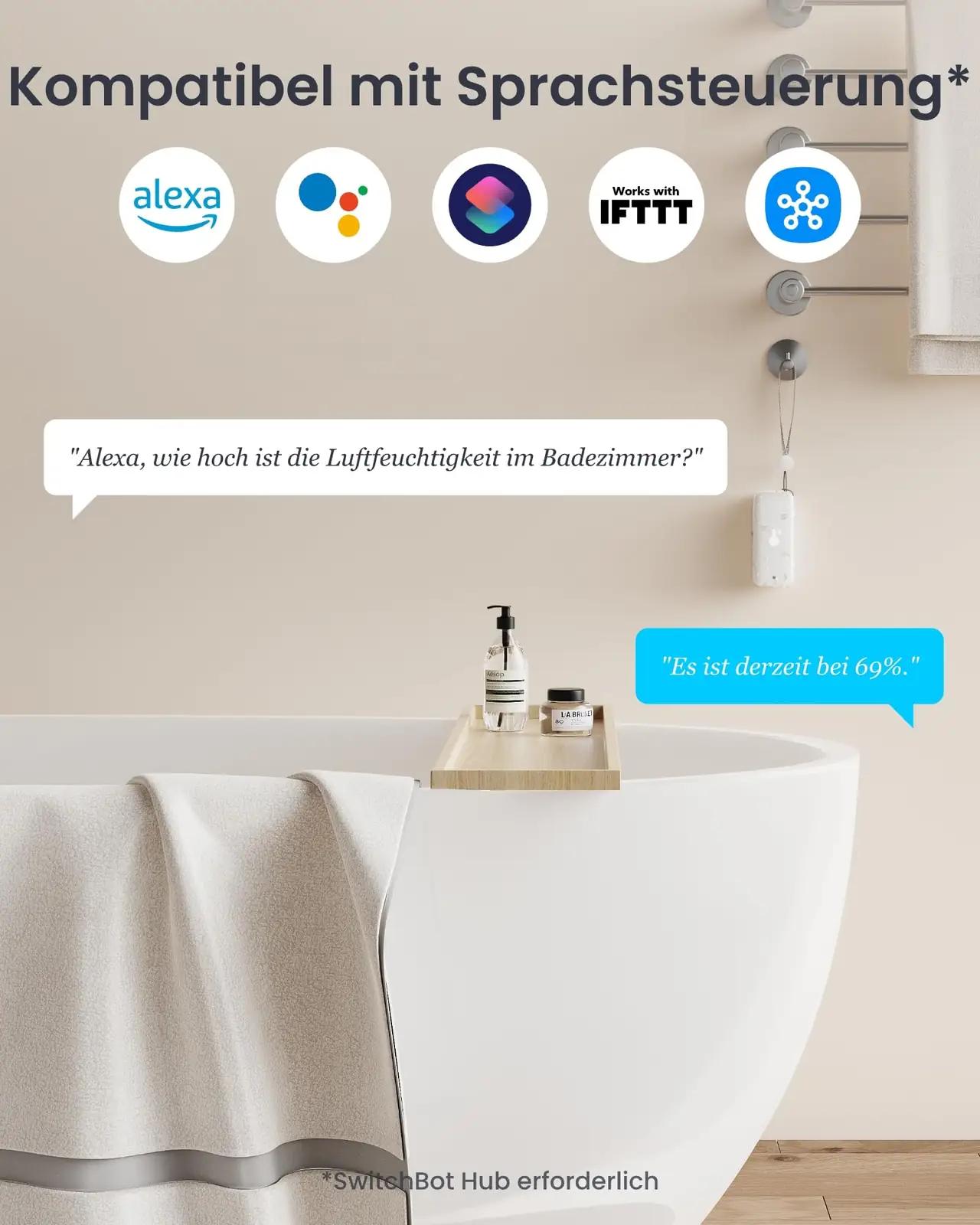 SwitchBot vastupidav niiskus- ja temperatuuriandur komplekt – pilt 8
