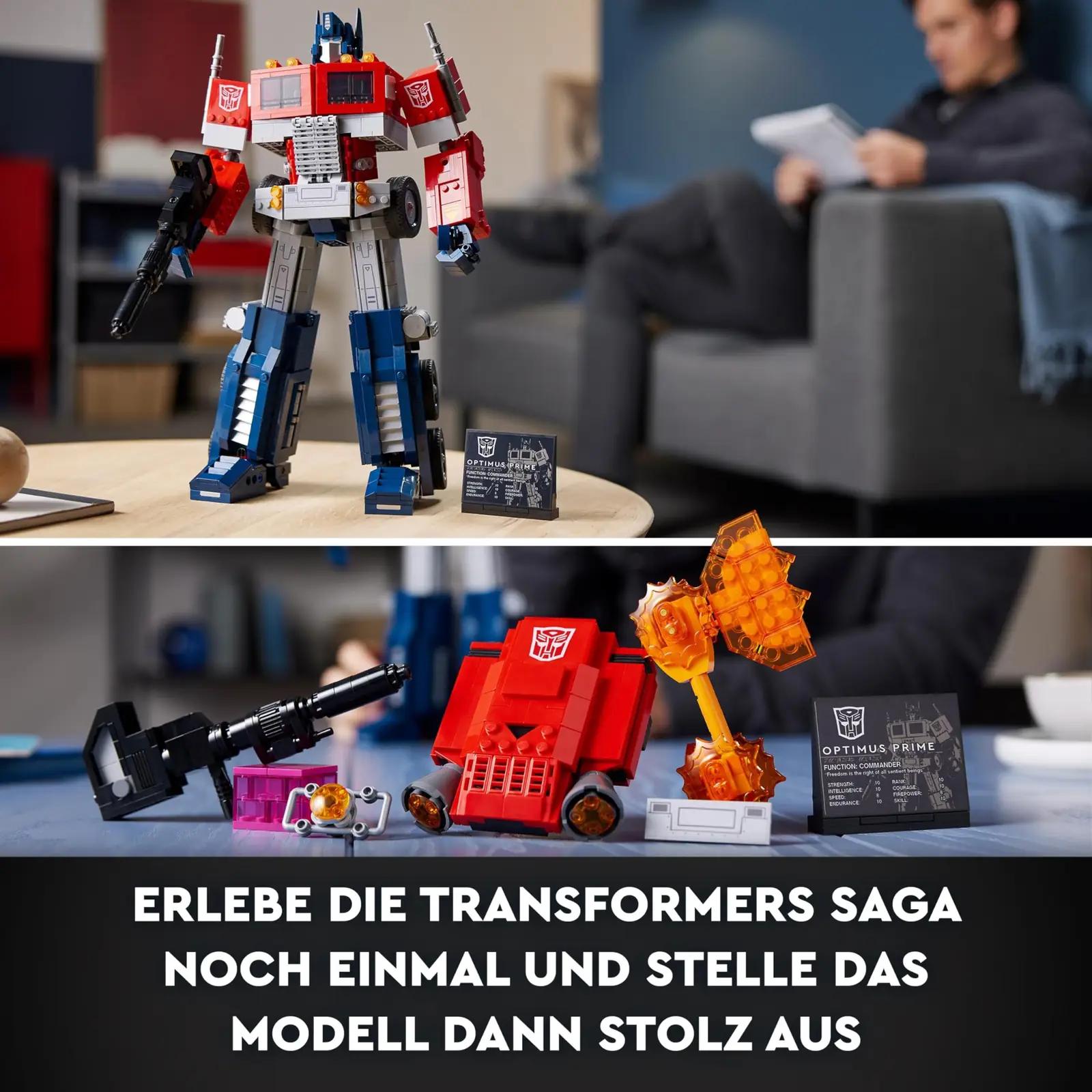 LEGO ikooniline Optimus Prime – detailne 2in1 komplekt – pilt 6