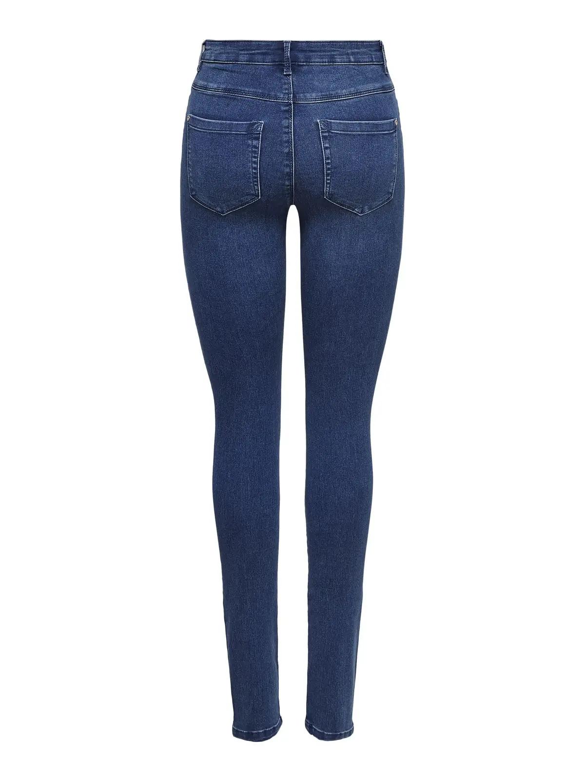 ONLY teksad — pehme puuvill, figuurisobiv skinny stiil M – detailne vaade